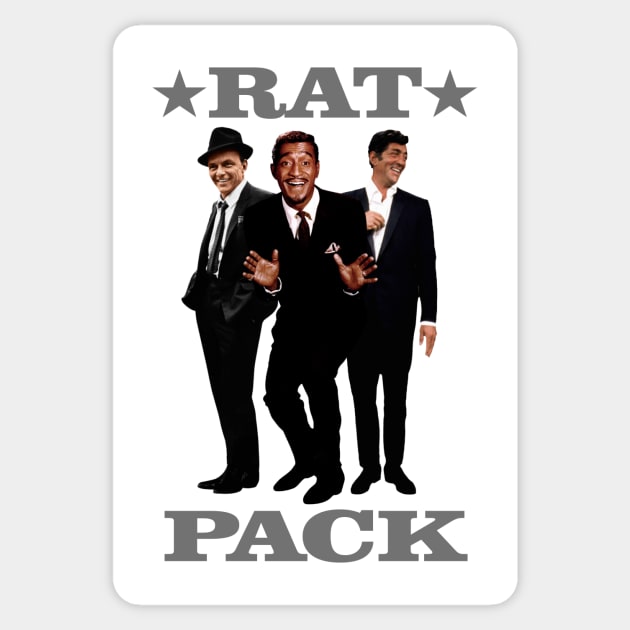 The Rat Pack Sticker by PLAYDIGITAL2020